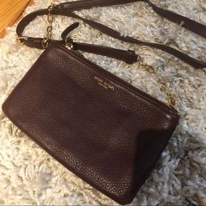 Henri bendel plum crossbody bag